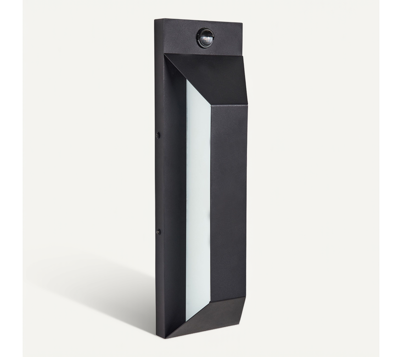 Lampe Murale LED Pour L'extérieur Mawza Avec Détecteur De Mouvement Noir