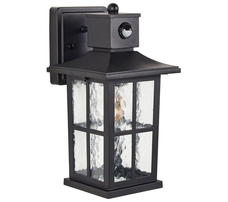 Lampe Murale Pour L'extérieur Azmak Avec Détecteur De Mouvement Noir