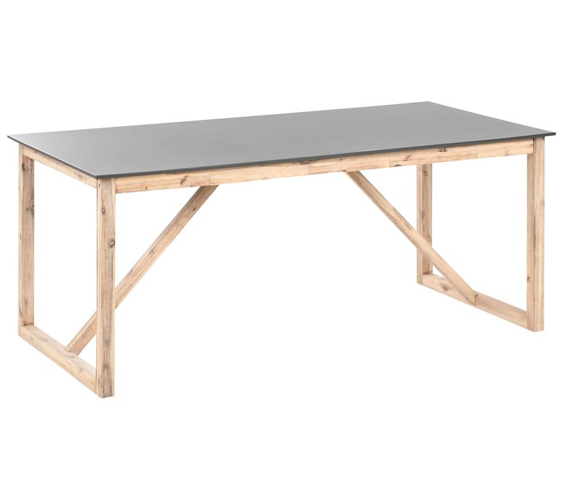 Table De Salle à Manger De Jardin Notteri 180 Cm 90 Cm Béton Gris