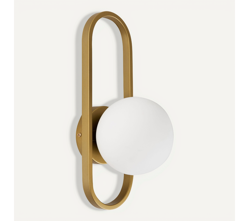 Lampe Murale Vardi Métal Doré