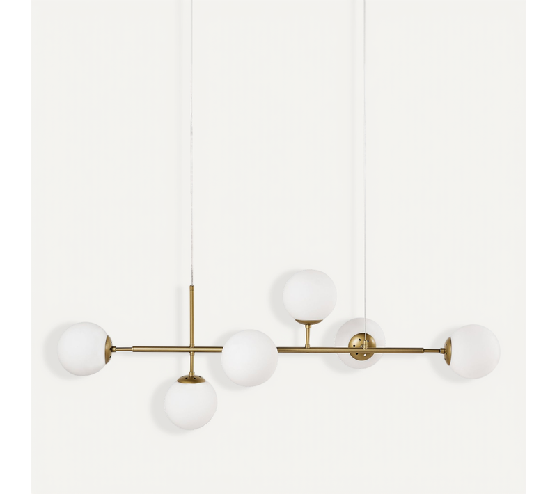 Lampe Suspension Kasari Métal Doré
