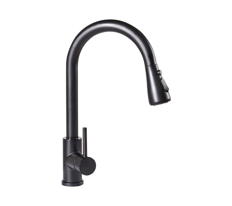 Robinet De Cuisine à Tirette Paimun Noir