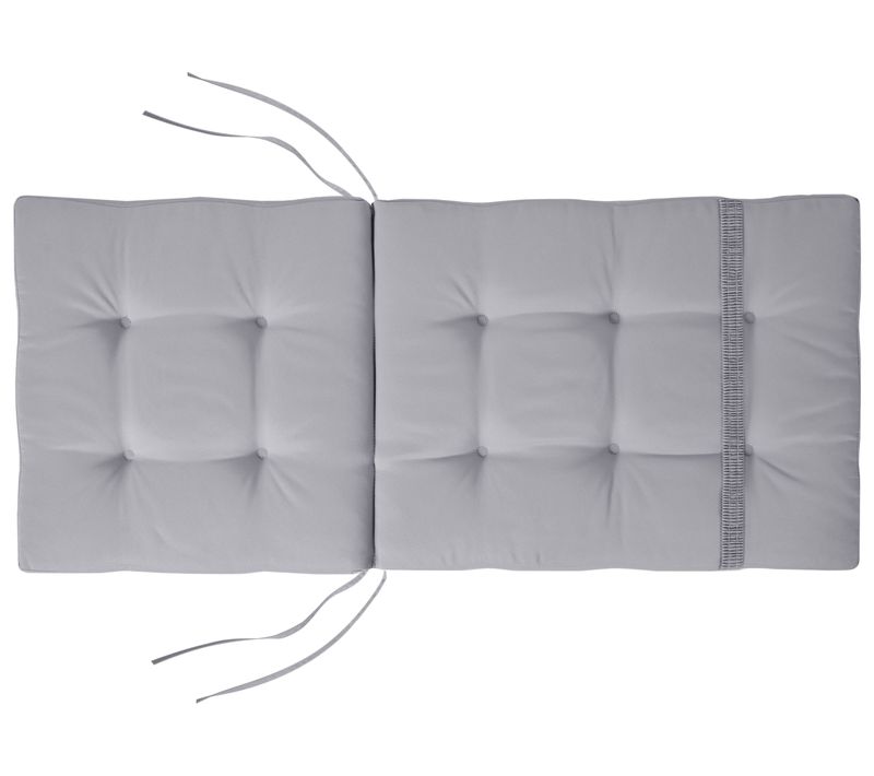 Lot De 2 Coussins De Jardin Maui Premium Gris Clair