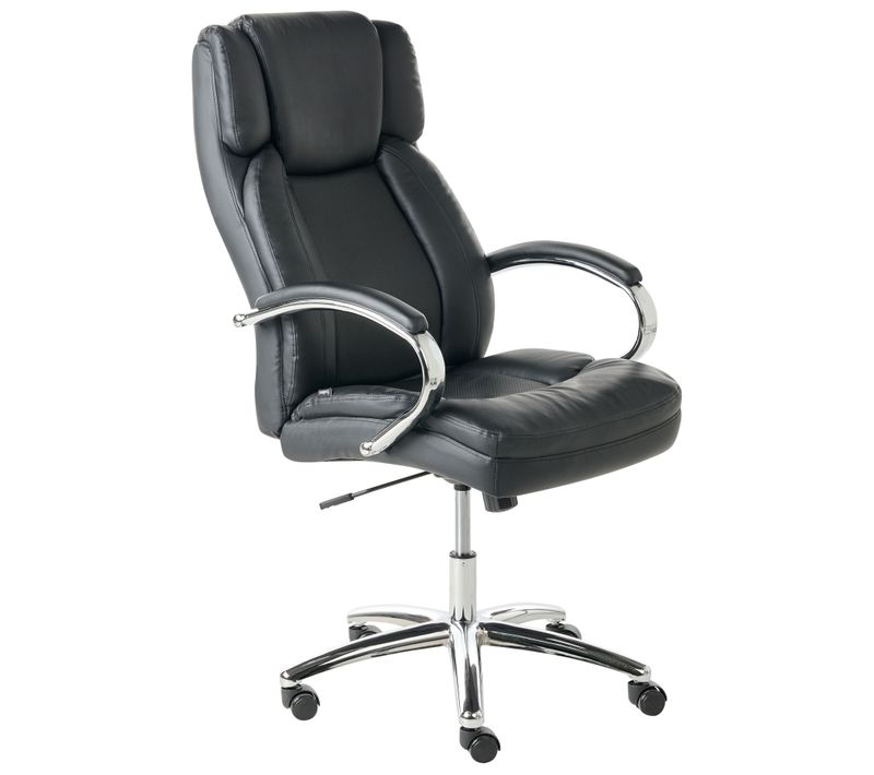Fauteuil De Bureau Honor Cuir Pu Noir