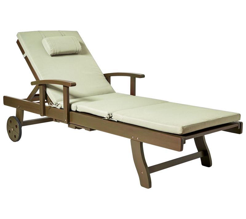 Transat Avec Coussin Amantea Premium Ii Acacia Vert