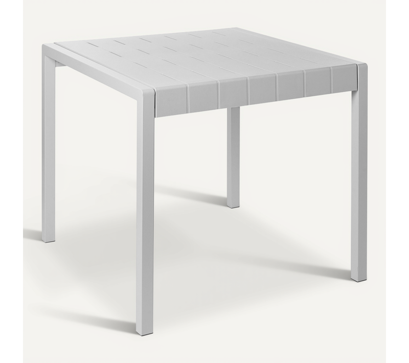 Table De Salle à Manger De Jardin Bartica 81 Cm 84 Cm Gris