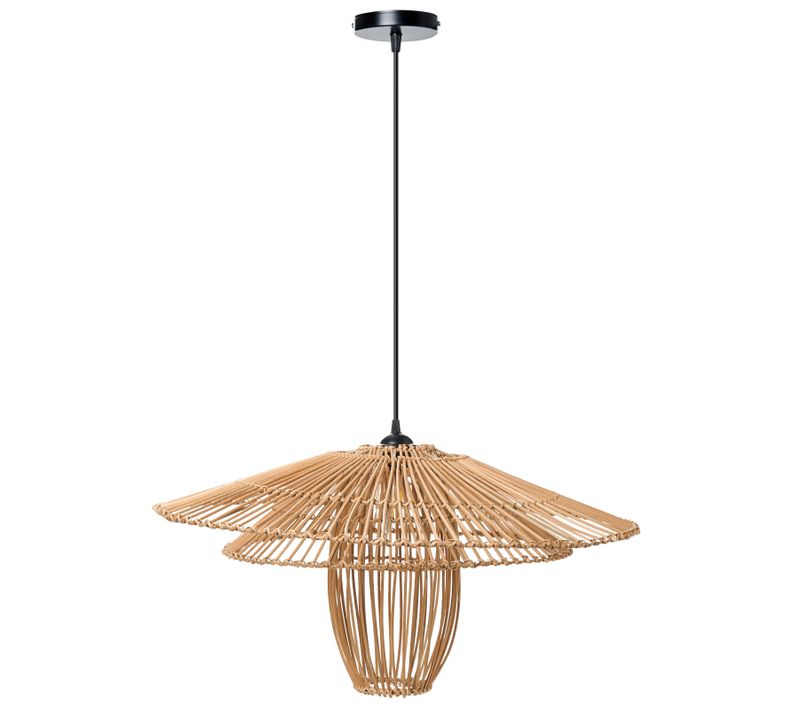 Lampe Suspension Botijas Rotin Naturel
