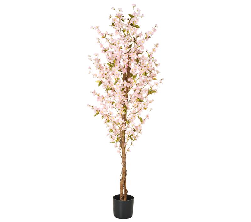 Plante Artificielle Sakura 185 Cm Rose