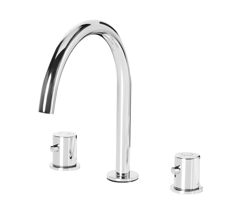 Robinet De Lavabo Pilcomayo Laiton Argenté