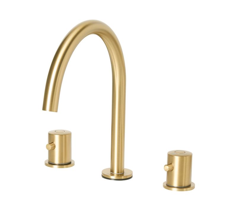 Robinet De Lavabo Pilcomayo Laiton Doré