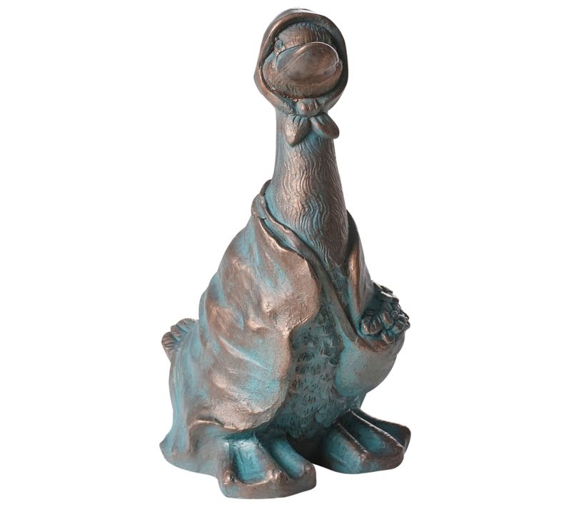 Statue De Jardin Baleya Canard Marron