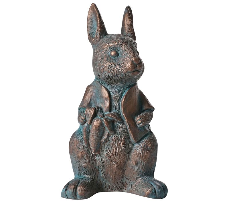 Statue De Jardin Tondon Lapin Marron