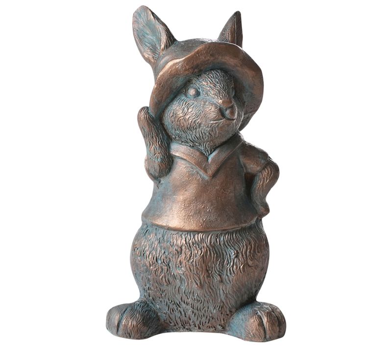 Statue De Jardin Konakry Lapin Marron