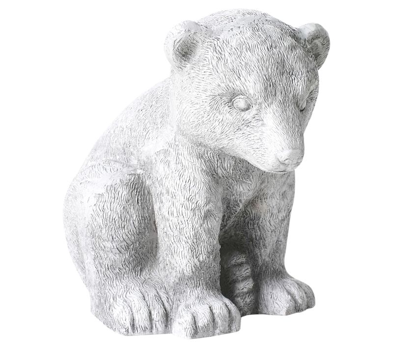 Statue De Jardin Bowe Ours Gris