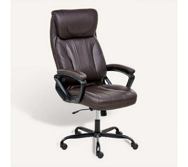 Fauteuil De Bureau Proud simili Marron Foncé