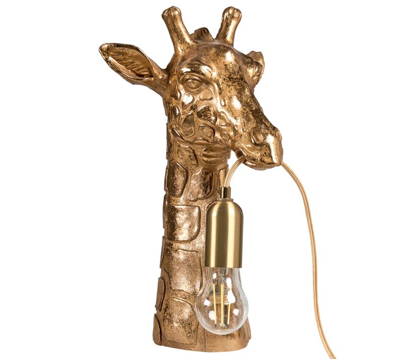 Lampe à Poser Girafe Malaika Doré