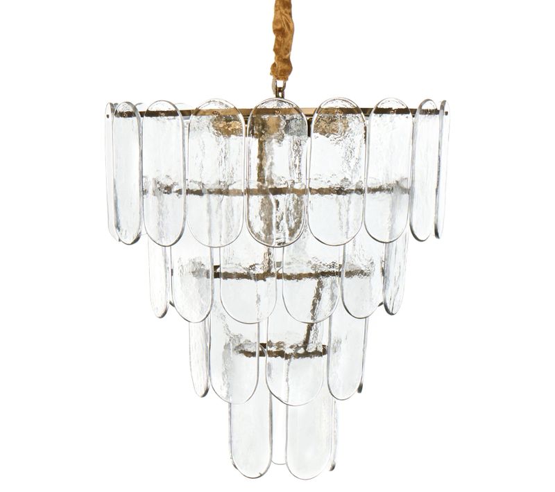 Lustre Caraveli Verre Laiton