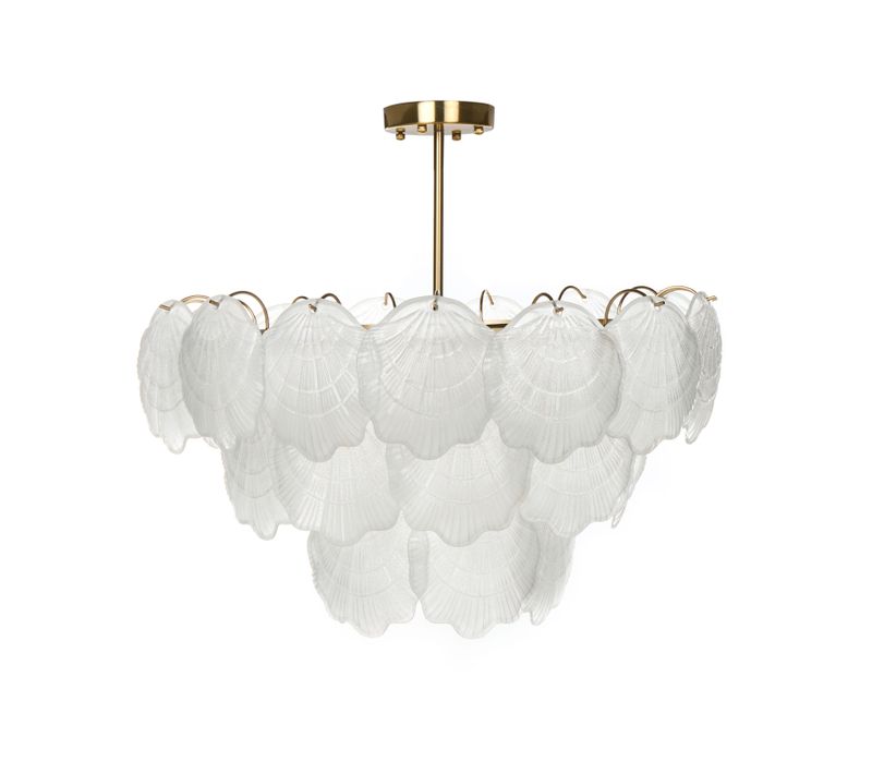 Lustre Caplina Verre Laiton