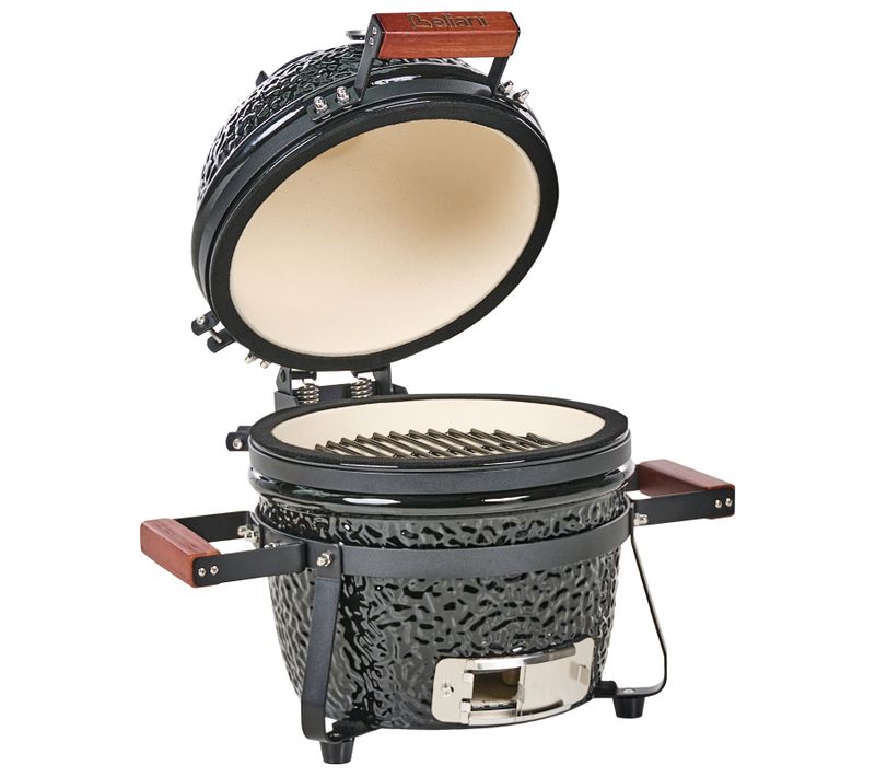 Mini Barbecue Au Charbon De Bois Kamado Céramique Noir
