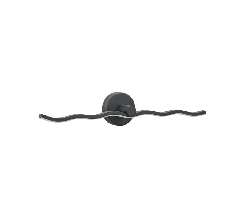 Luminaire LED Pour Tableau Et Miroir Ailette Métal Noir