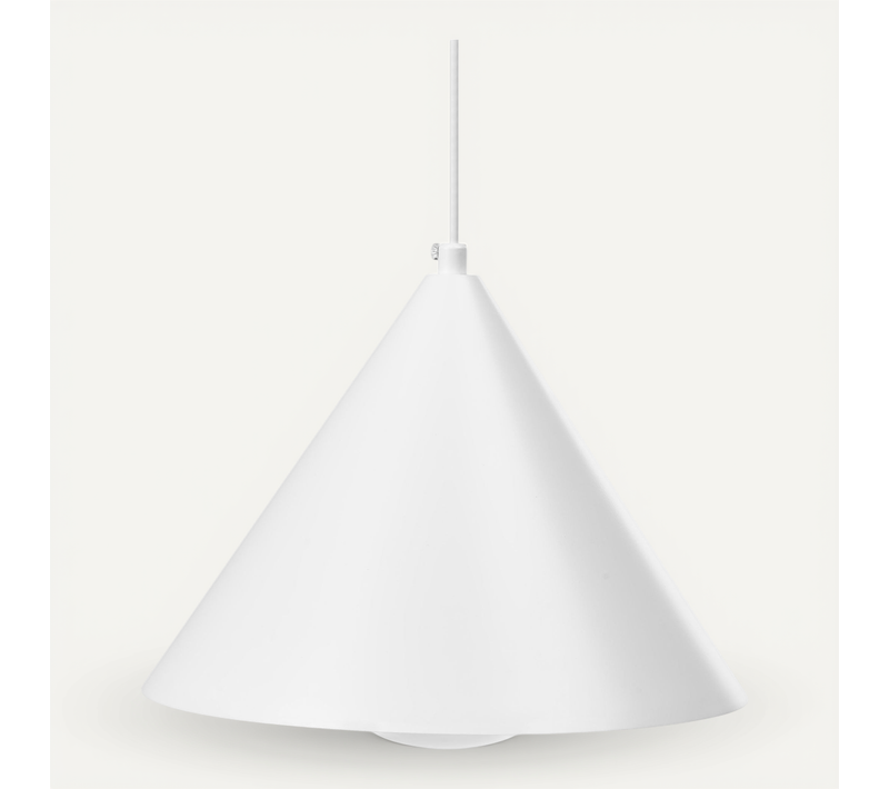 Lampe Suspension Leyre Métal Blanc