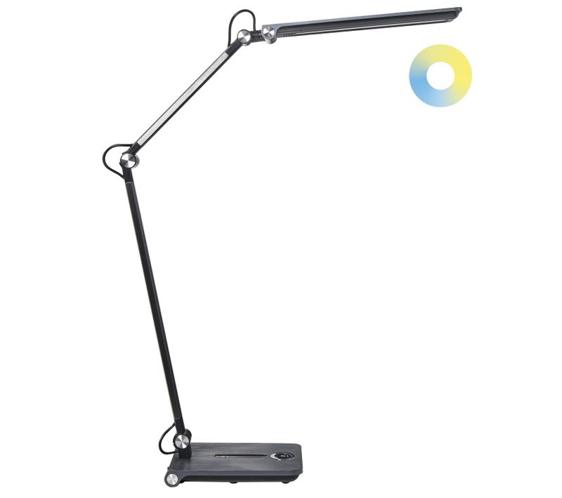Lampe De Bureau LED Aquila Avec Variateur Gris