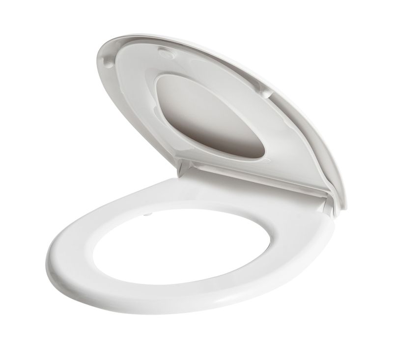 Abattant Wc Fagnano Fermeture Douce 2 En 1 Duroplast Blanc