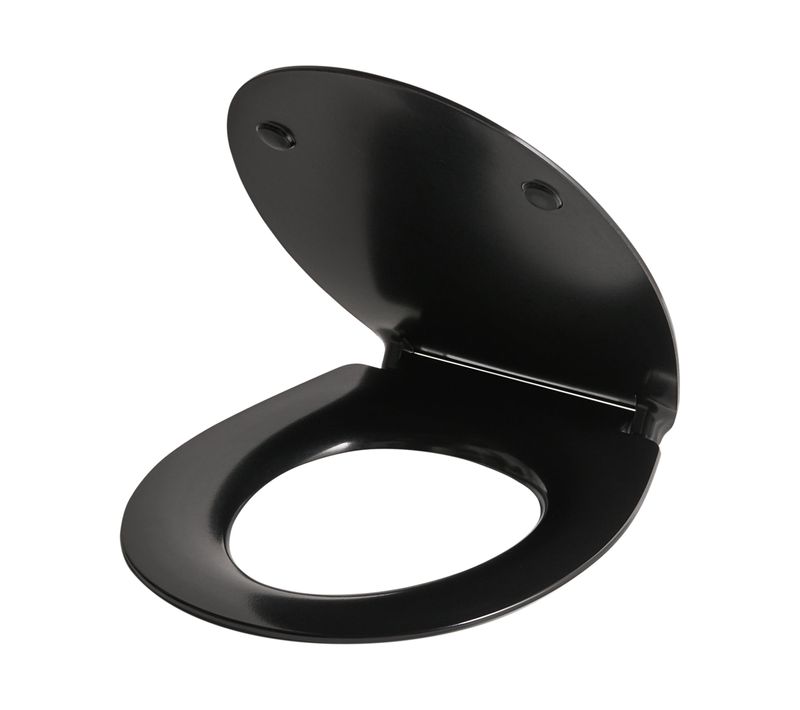 Abattant Wc Putumayo Mince Fermeture Douce Duroplast Noir