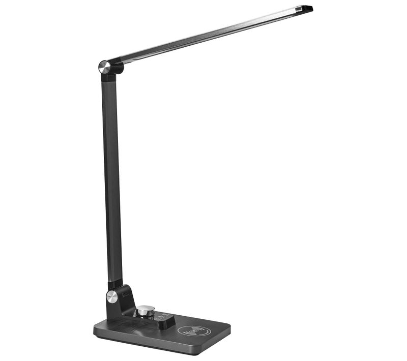 Lampe De Bureau LED Enif Avec Chargeur Sans Fil Noir