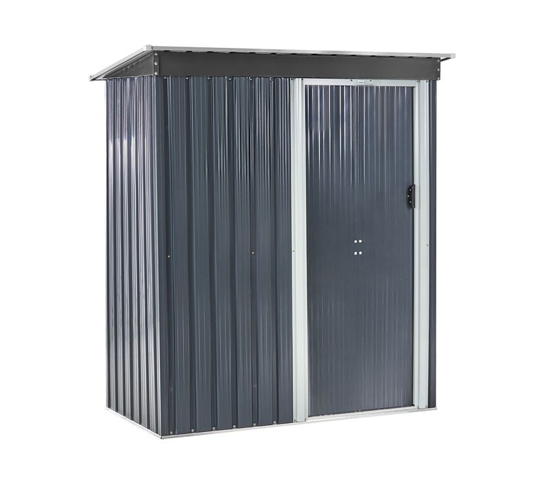 Abri De Jardin Aisone 150 Cm 89 Cm Gris Graphite