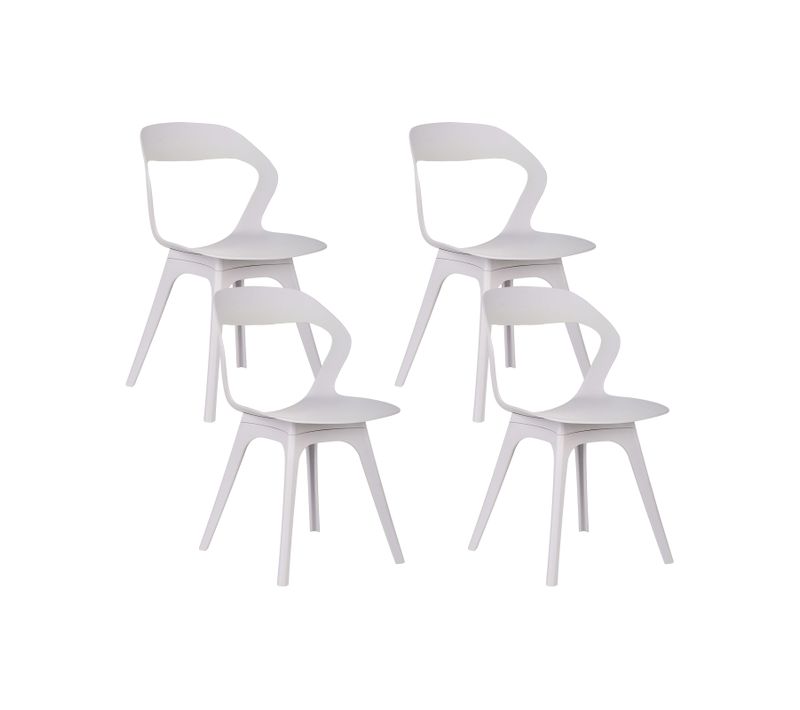 Lot De 4 Chaises De Jardin Lachania Taupe