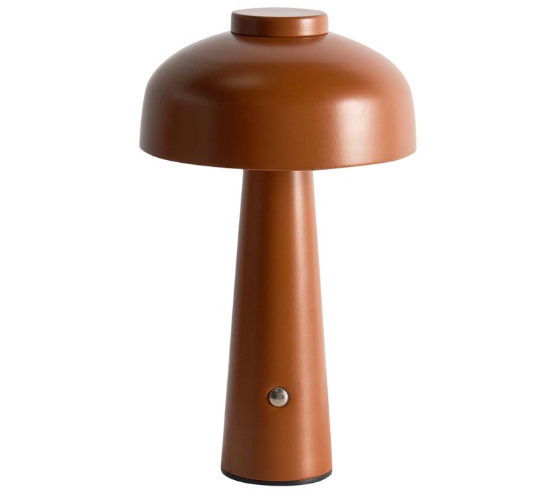 Lampe De Table LED Sans Fil Agusan Avec Variateur Métal Marron