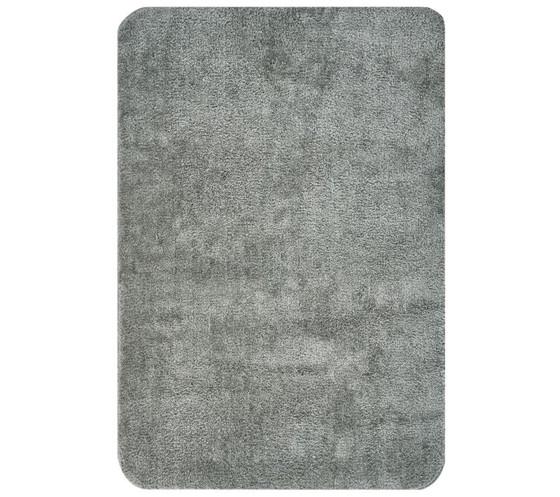 Tapis De Bain Urlana Gris 60 X 90 Cm Microfibre
