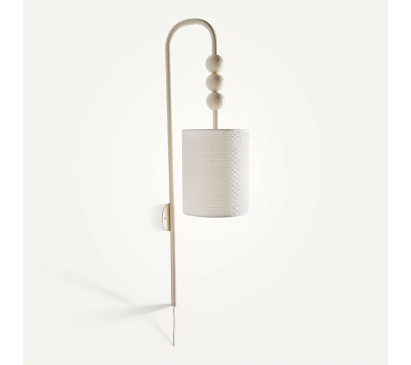 Lampe Murale Loky Métal Beige