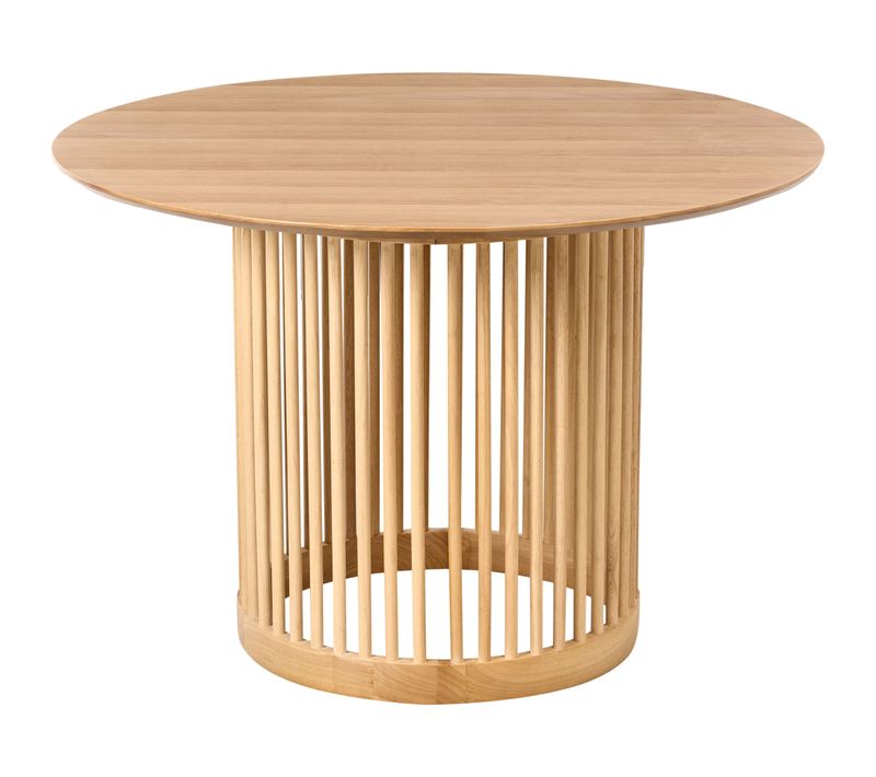 Table De Repas Boyle Chêne Clair 110 Cm 110 Cm