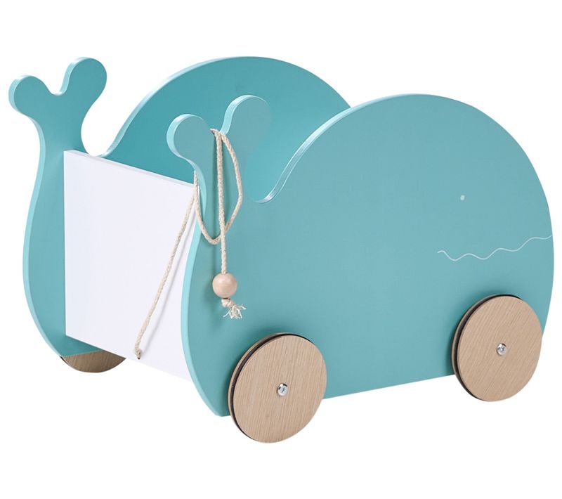 Coffre à Jouets Avec Roulettes Wooli 30 Cm Bleu