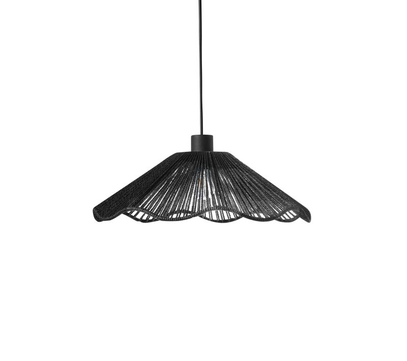 Lampe Suspension Migori Papier Noir