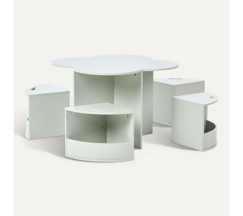 Table Et Chaises Pour Enfants Tiboo Vert Clair