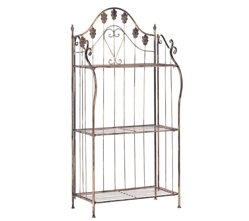 Meuble De Rangement Visano Métal 59 Cm 30 Cm Noir