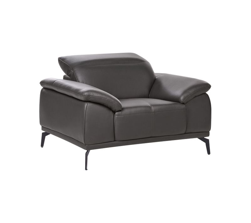 Fauteuil Vejen Cuir Pu Noir