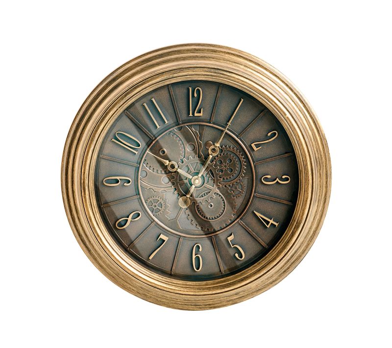 Horloge Murale Caudete 50 Cm Doré