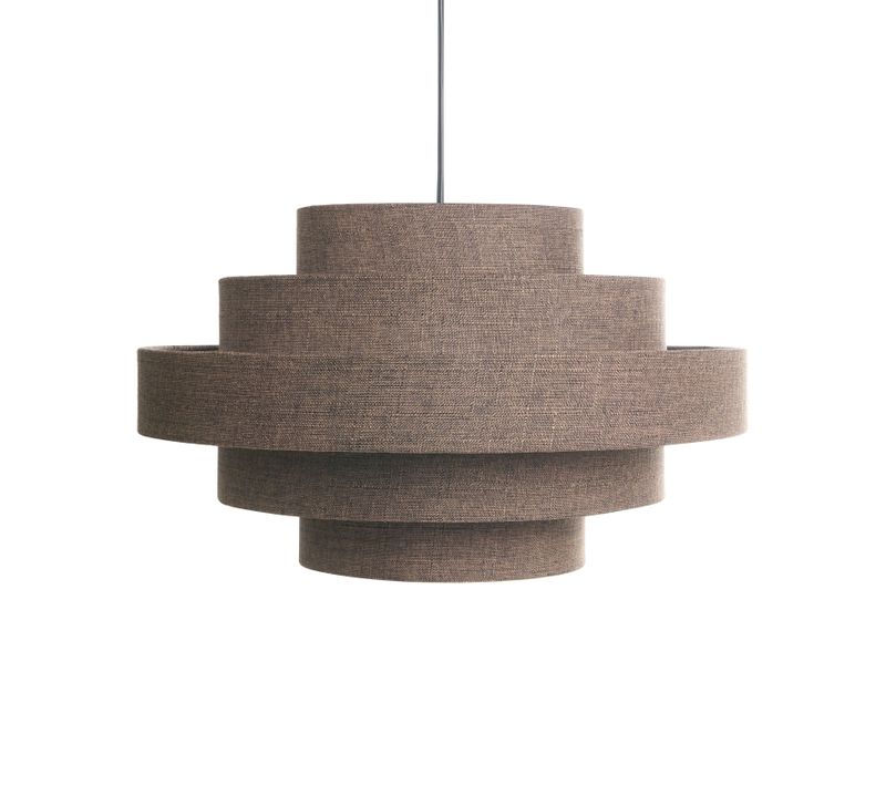Lampe Suspension Erebato Lin Marron