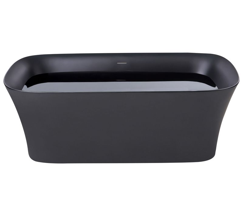 Baignoire Îlot Lanalhue 160 X 75 Cm Noir