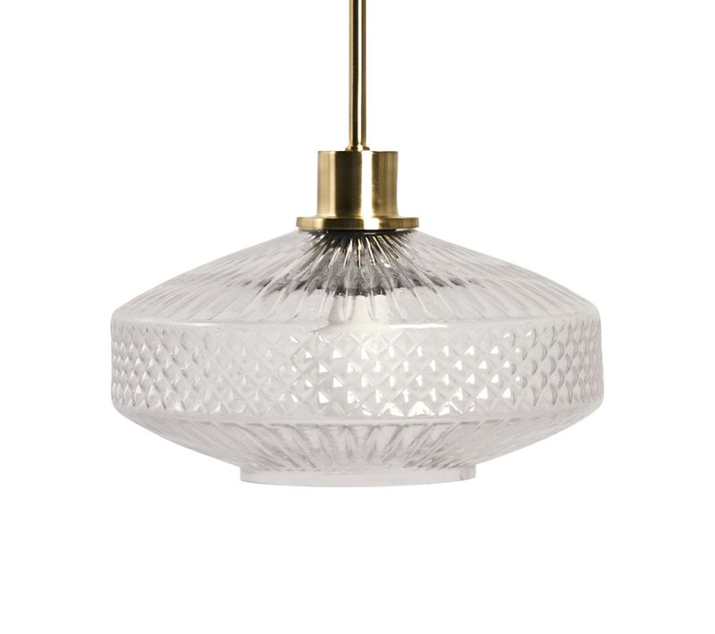 Lampe Suspension Pirris Verre Transparent