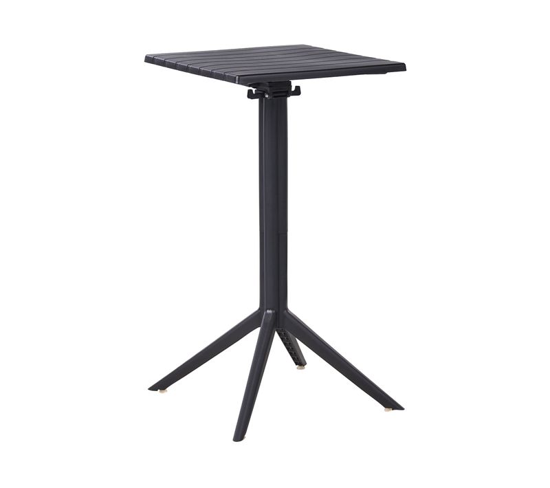 Table De Bar De Jardin Lemnos 60 Cm 60 Cm Noir