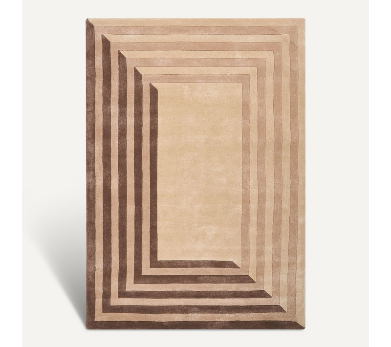 Tapis Sarai Beige 160 X 230 Cm Soie Artificielle