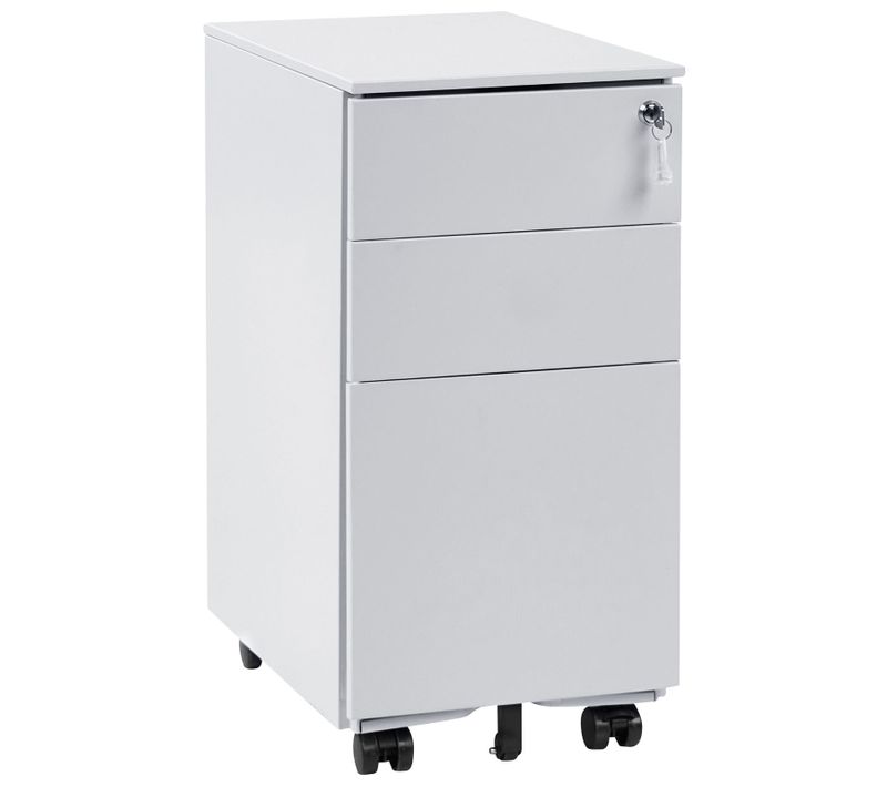 Meuble De Rangement Bolsena Métal Gris Clair