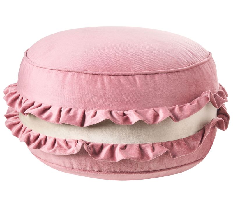 Pouf Pour Enfants Laduree Velours Rose