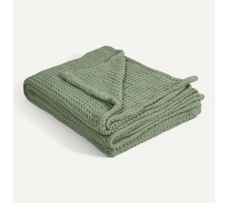 Couvre-lits Chagyl Coton 150 X 200 Cm Vert