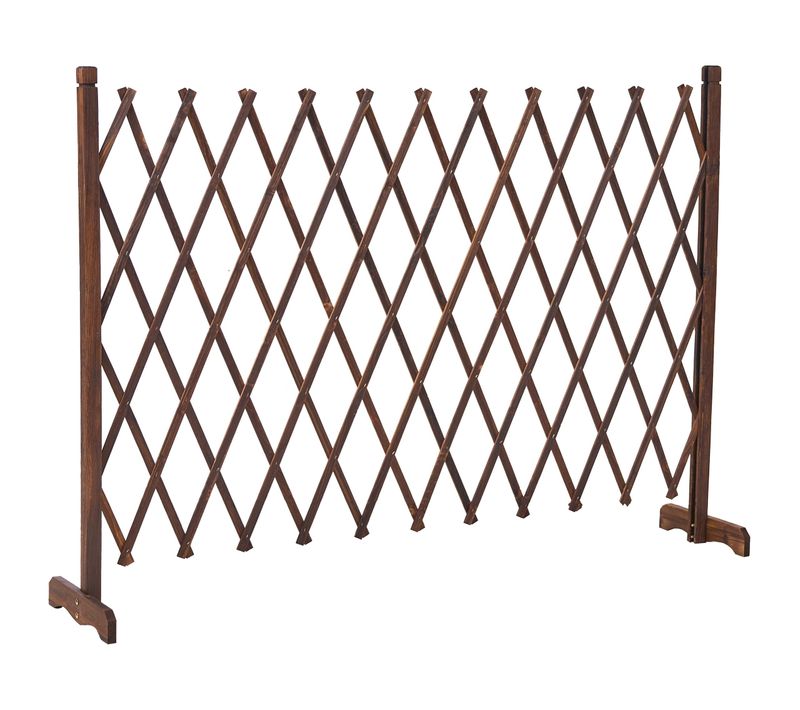Treillis De Jardin Sciolze Extensible Marron Foncé